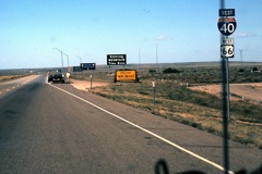 Entering New Mexico - Route 66 still existed
