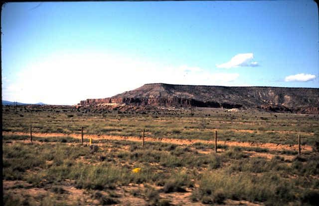 A lonely butte