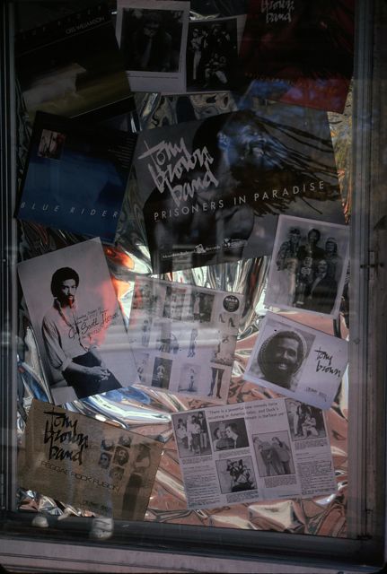Boulder record store w/Hotel for Women EP in Window