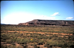 A lonely butte