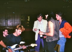 Dave, Steve, Terry, Marc & Tommy backstage