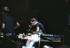 Doug w/Dave tweaking the synthesizer