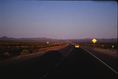 On our way home on I-80