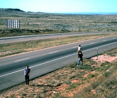 Dave, Steve (w/camera) & George Margiotta, our roadie and van man