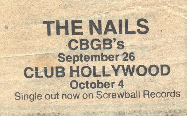 Club Hollywood, 1978 or '79 NYC