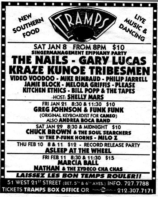 Tramps 1994 NYC
