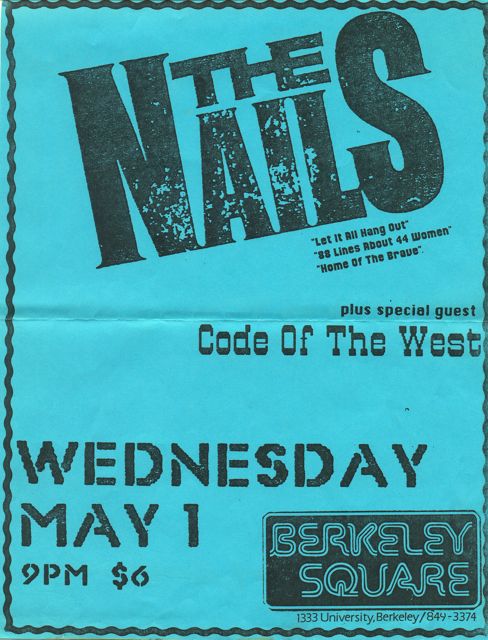 Berkeley Square Poster, (CA) 1985
