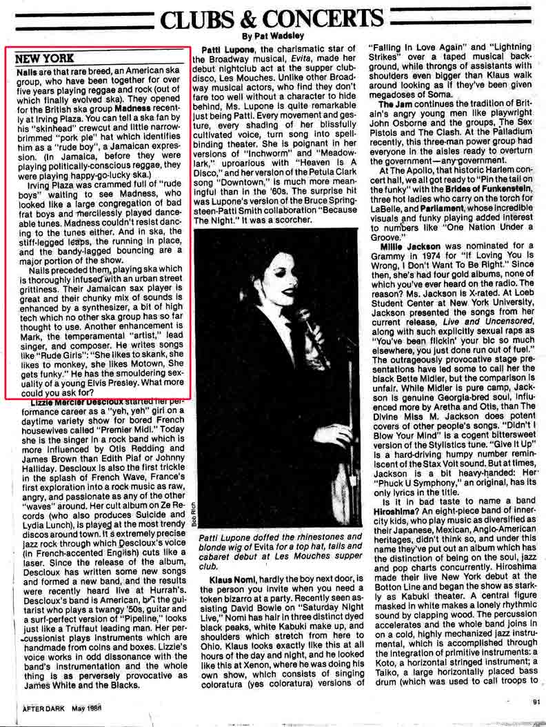 After Dark review 1980