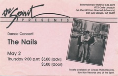 Spirit Club, San Luis Obispo, CA 1985